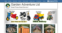 Desktop Screenshot of gardenadventure.co.uk