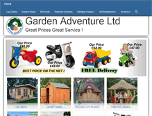 Tablet Screenshot of gardenadventure.co.uk